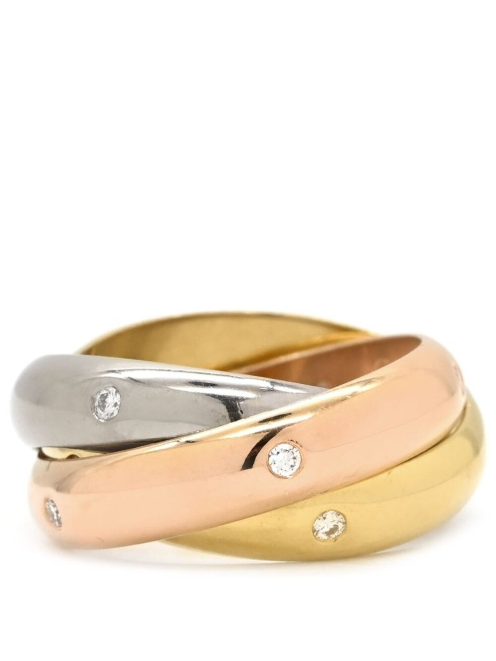 Cartier Ring Trinity Constellation Diamond White Gold Yellow Pink 46